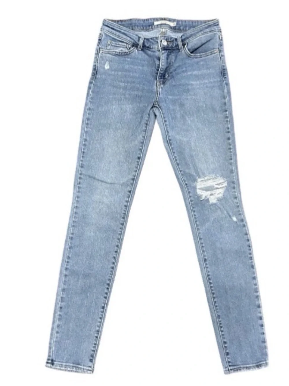 Levi’s 711 Skinny Jeans Women’s 26 Low Rise Classic Denim Preppy City USA